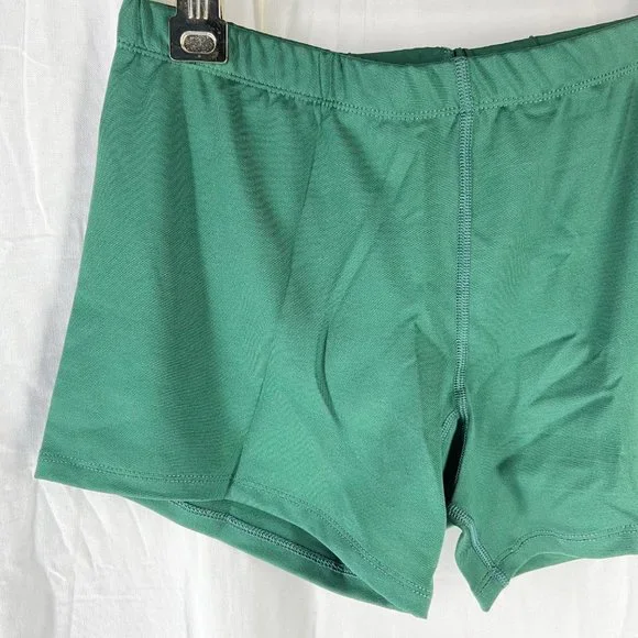 Asics Womens Green 4" Court Volleyball Spandex - Picture 5 of 6